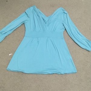 BANANA REPUBLIC BLUE BLOUSE
